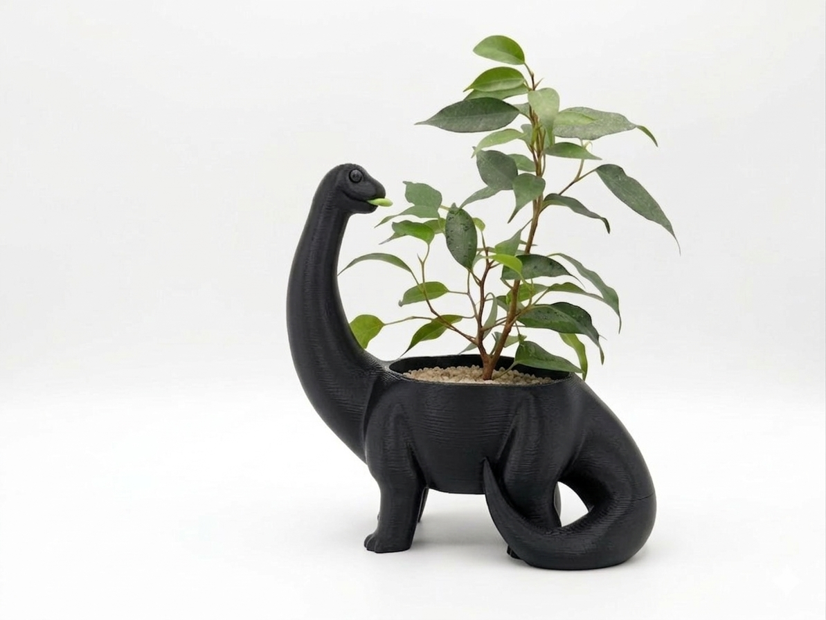 Cute Dinosaur Planter Pot for Indoor Plants 🌿