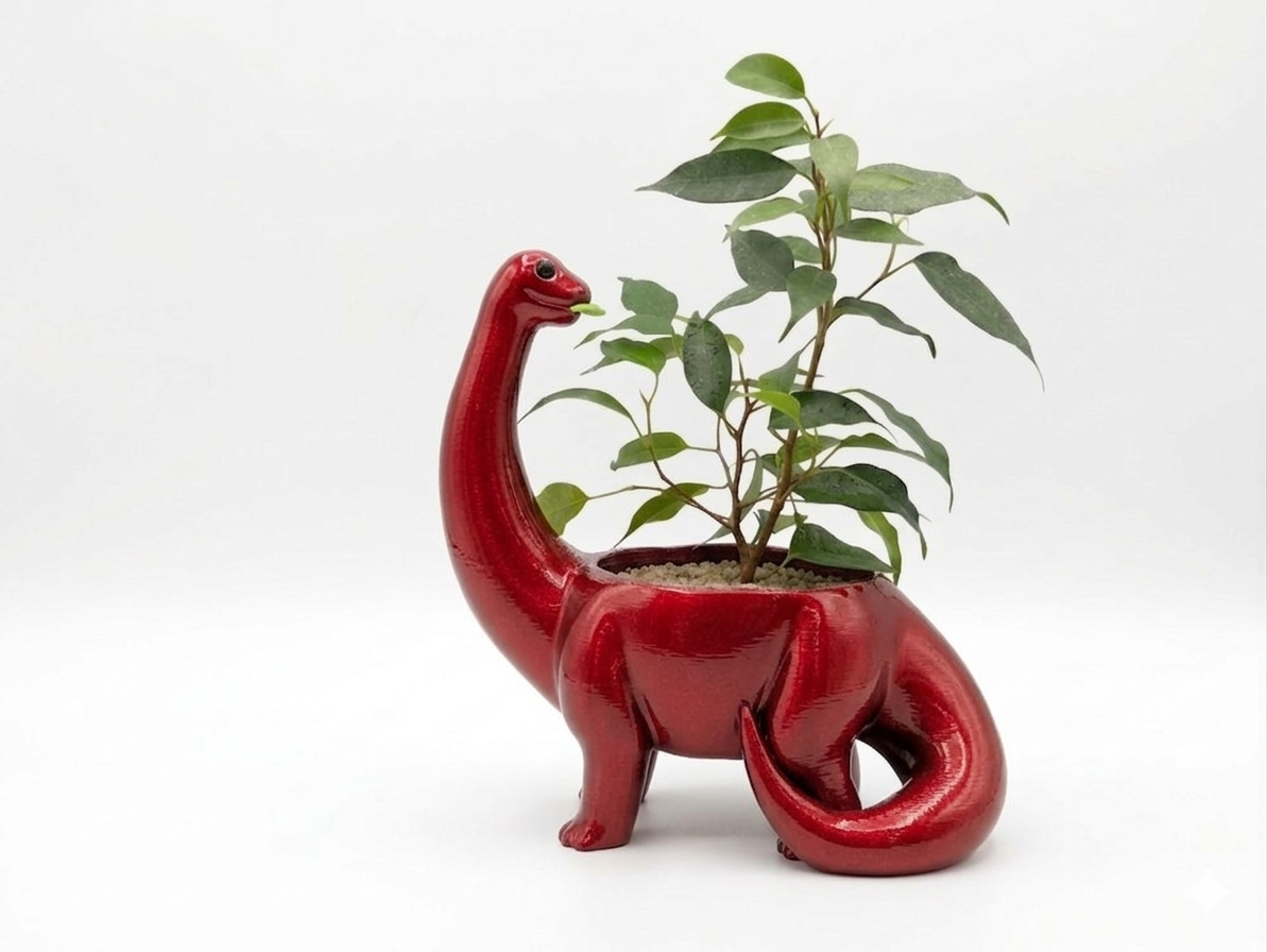 Cute Dinosaur Planter Pot for Indoor Plants 🌿