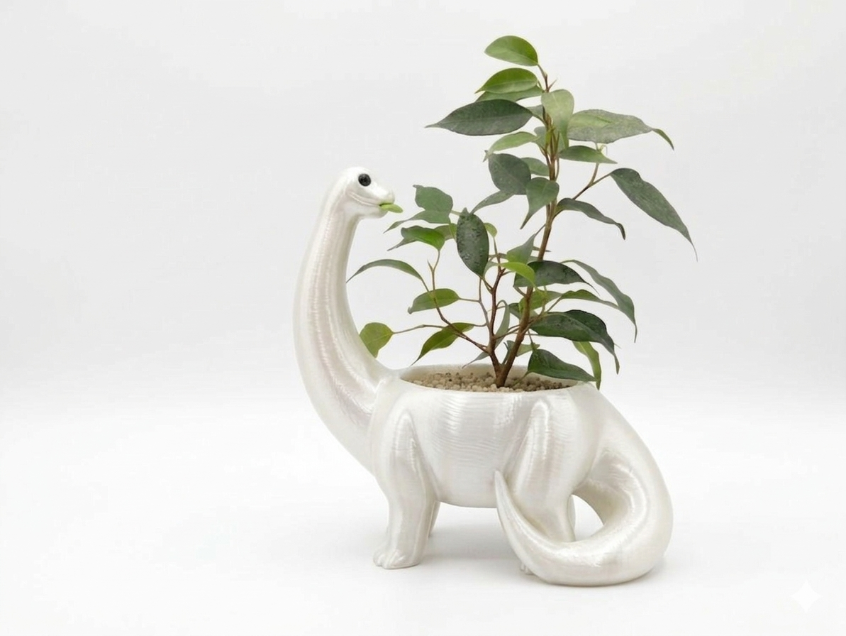 Cute Dinosaur Planter Pot for Indoor Plants 🌿