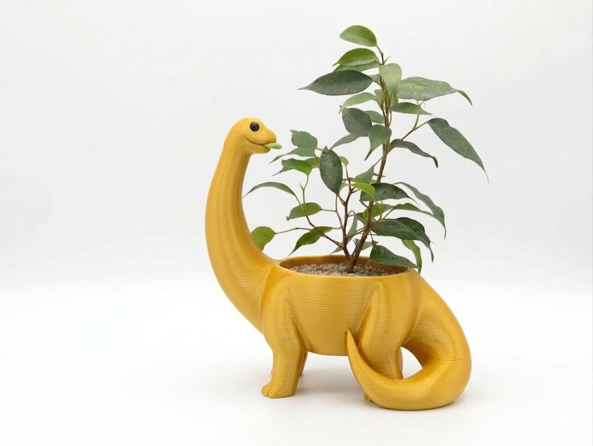 Cute Dinosaur Planter Pot for Indoor Plants 🌿