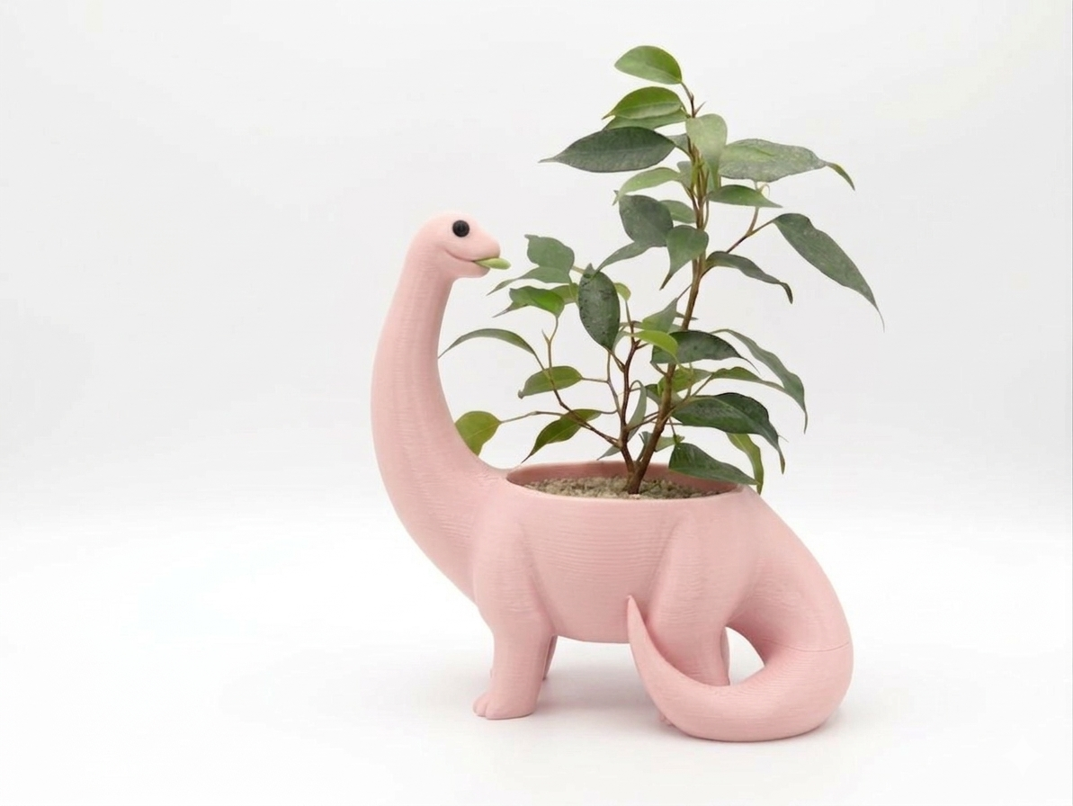Cute Dinosaur Planter Pot for Indoor Plants 🌿